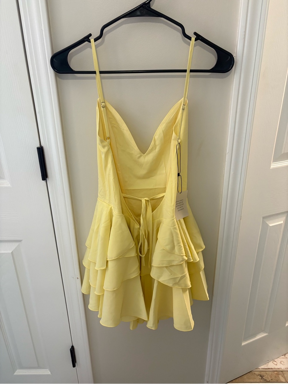 NWT Revolve Yellow Mini Dress - Picture 5 of 7